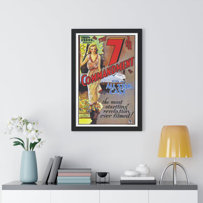 THE 7TH COMMANDMENT 1932 - Framed Movie Poster-The Sticker Space