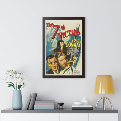 THE 7TH VICTIM 1943 - Framed Movie Poster-The Sticker Space