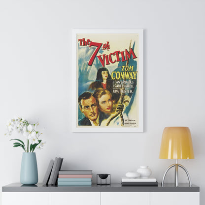 THE 7TH VICTIM 1943 - Framed Movie Poster-The Sticker Space