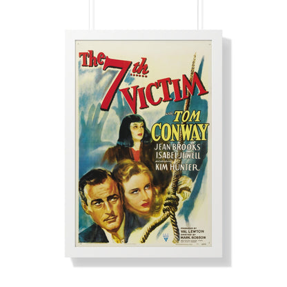 THE 7TH VICTIM 1943 - Framed Movie Poster-20" x 30"-The Sticker Space