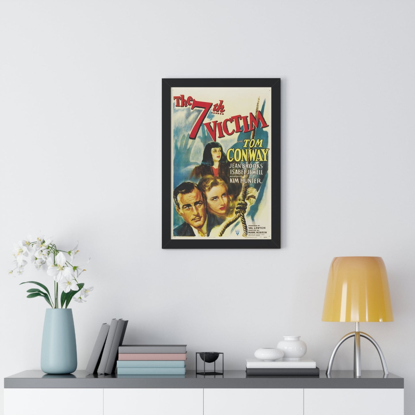 THE 7TH VICTIM 1943 - Framed Movie Poster-The Sticker Space