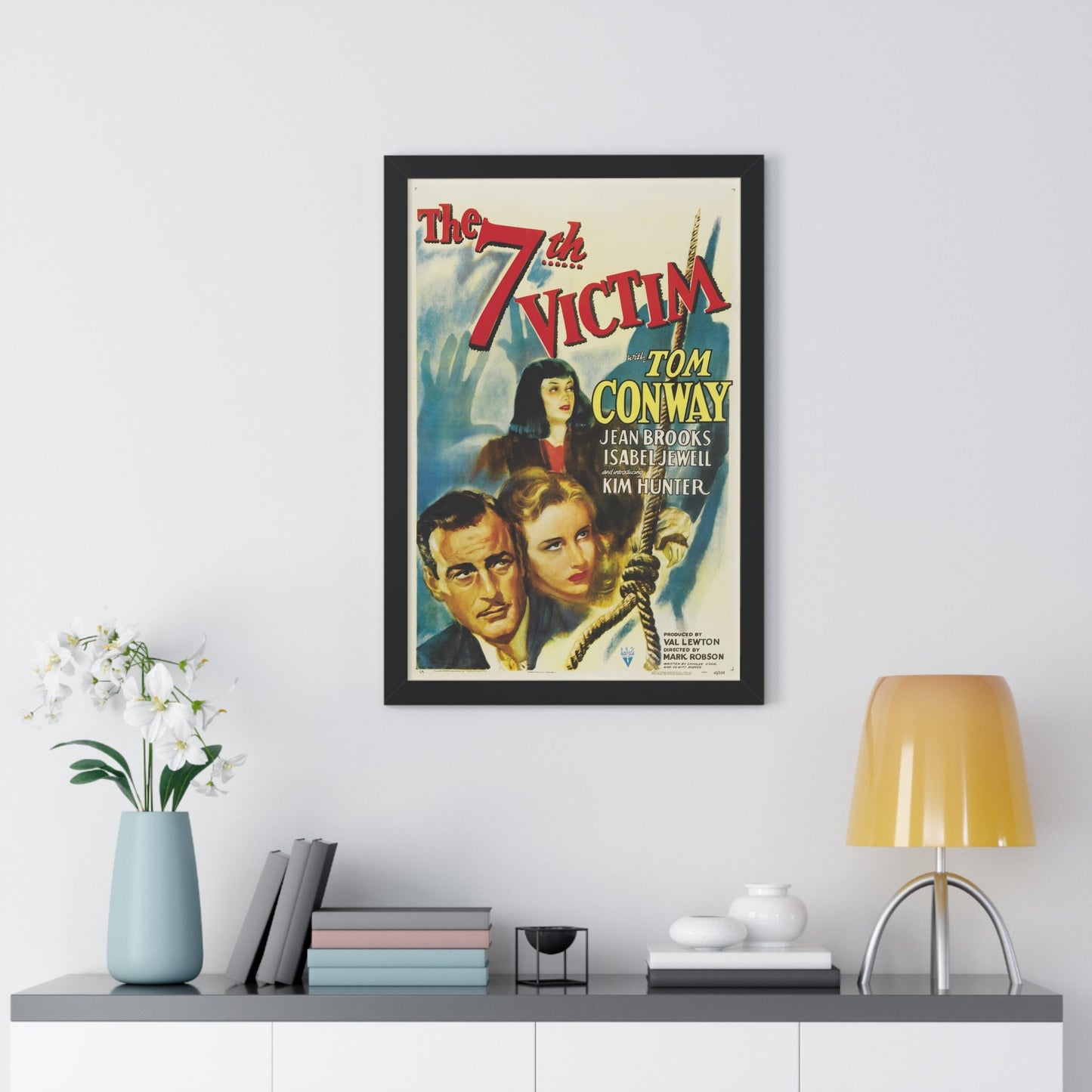 THE 7TH VICTIM 1943 - Framed Movie Poster-The Sticker Space