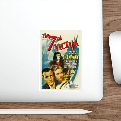 THE 7TH VICTIM 1943 Movie Poster STICKER Vinyl Die-Cut Decal-The Sticker Space