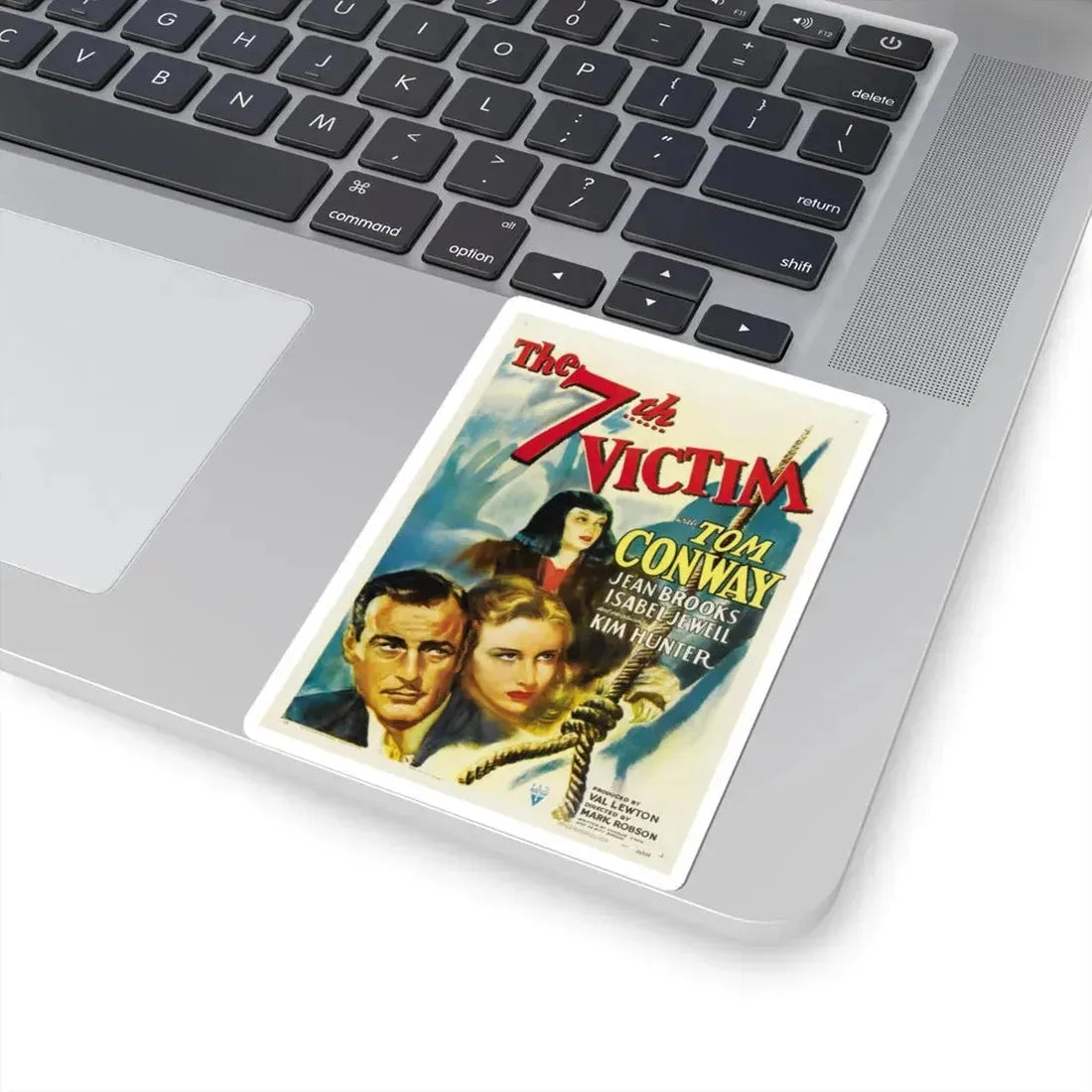 THE 7TH VICTIM 1943 Movie Poster - STICKER Vinyl Kiss-Cut Decal - The Sticker Space