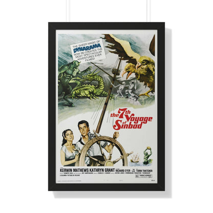 THE 7TH VOYAGE OF SINBAD 1958 - Framed Movie Poster-20" x 30"-The Sticker Space