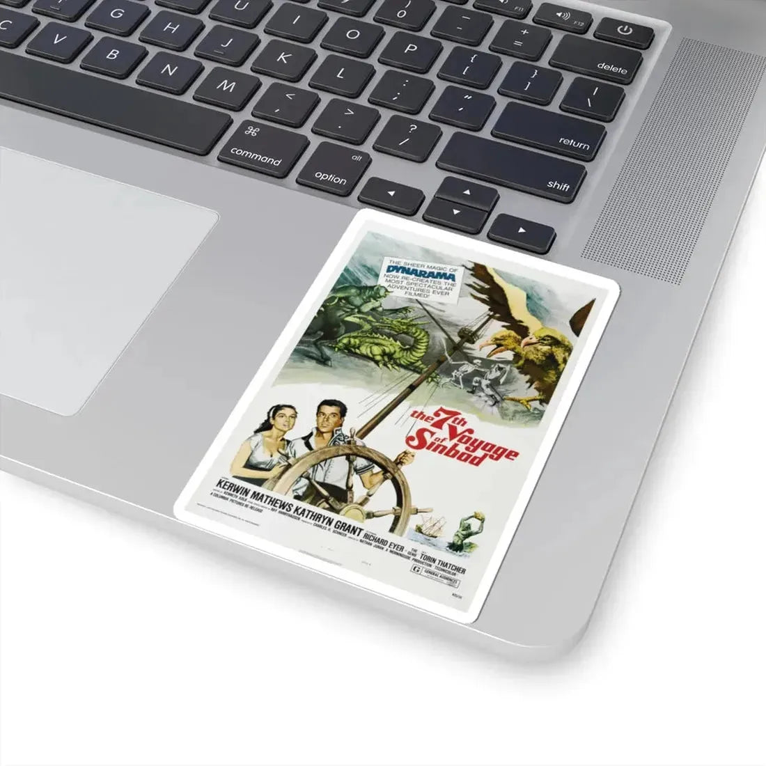 THE 7TH VOYAGE OF SINBAD 1958 Movie Poster - STICKER Vinyl Kiss-Cut Decal - The Sticker Space