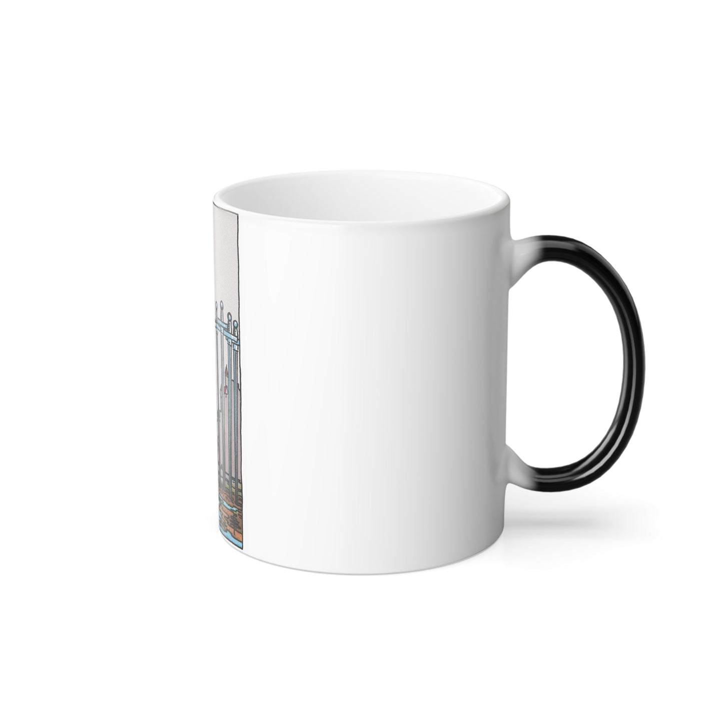 The 8 of Swords (Tarot Card) Color Changing Mug 11oz-11oz-The Sticker Space