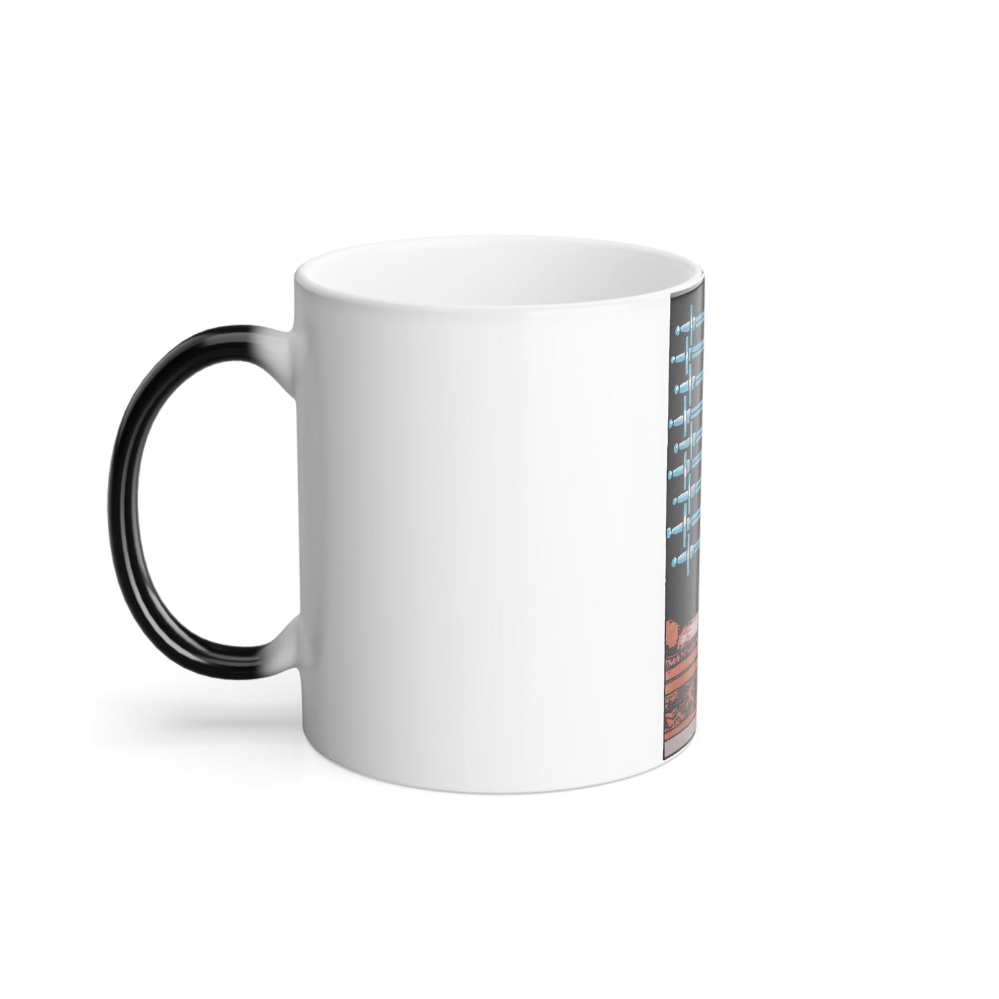 The 9 of Swords (Tarot Card) Color Changing Mug 11oz-11oz-The Sticker Space