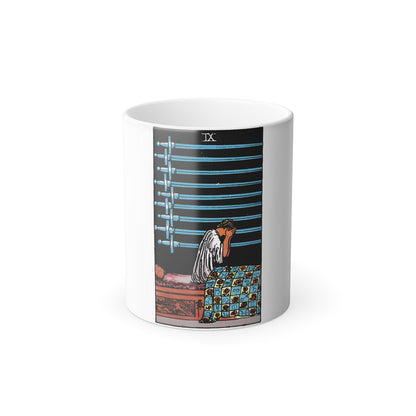 The 9 of Swords (Tarot Card) Color Changing Mug 11oz-11oz-The Sticker Space