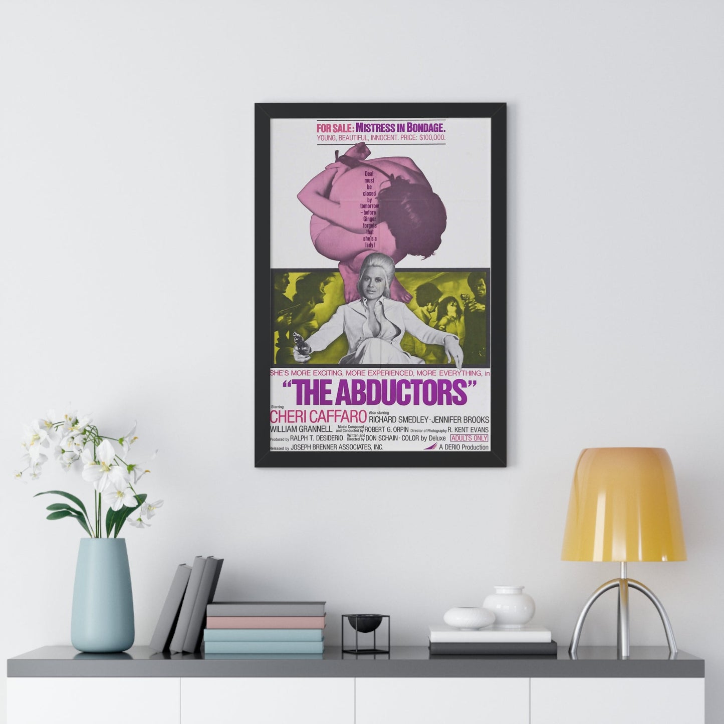 THE ABDUCTORS 1972 - Framed Movie Poster-The Sticker Space