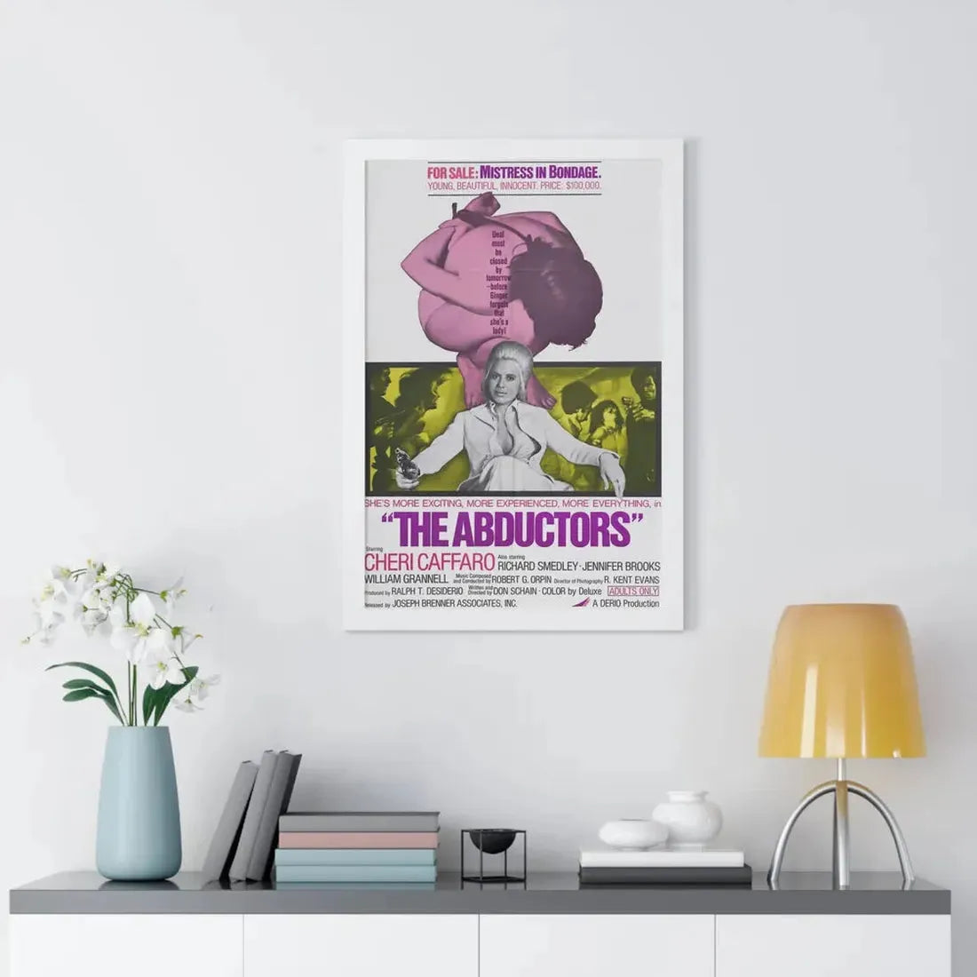 THE ABDUCTORS 1972 - Framed Movie Poster - The Sticker Space