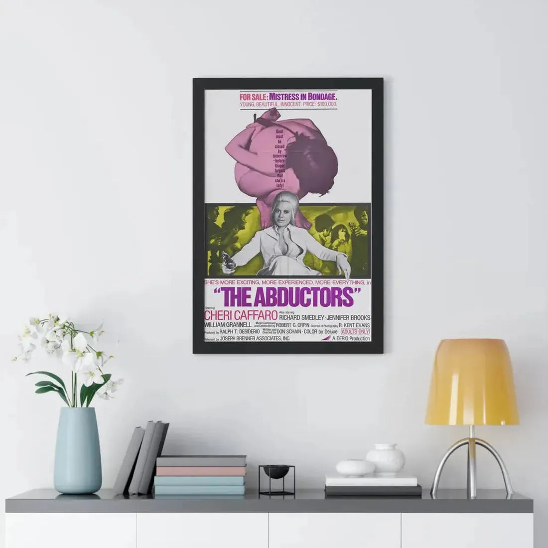 THE ABDUCTORS 1972 - Framed Movie Poster - The Sticker Space