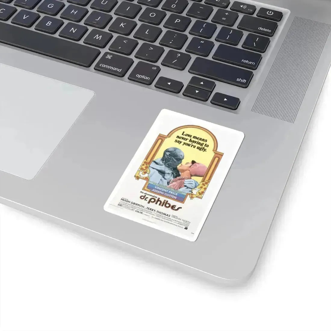 The Abominable Dr Phibes 1971 Movie Poster - STICKER Vinyl Kiss-Cut Decal - The Sticker Space