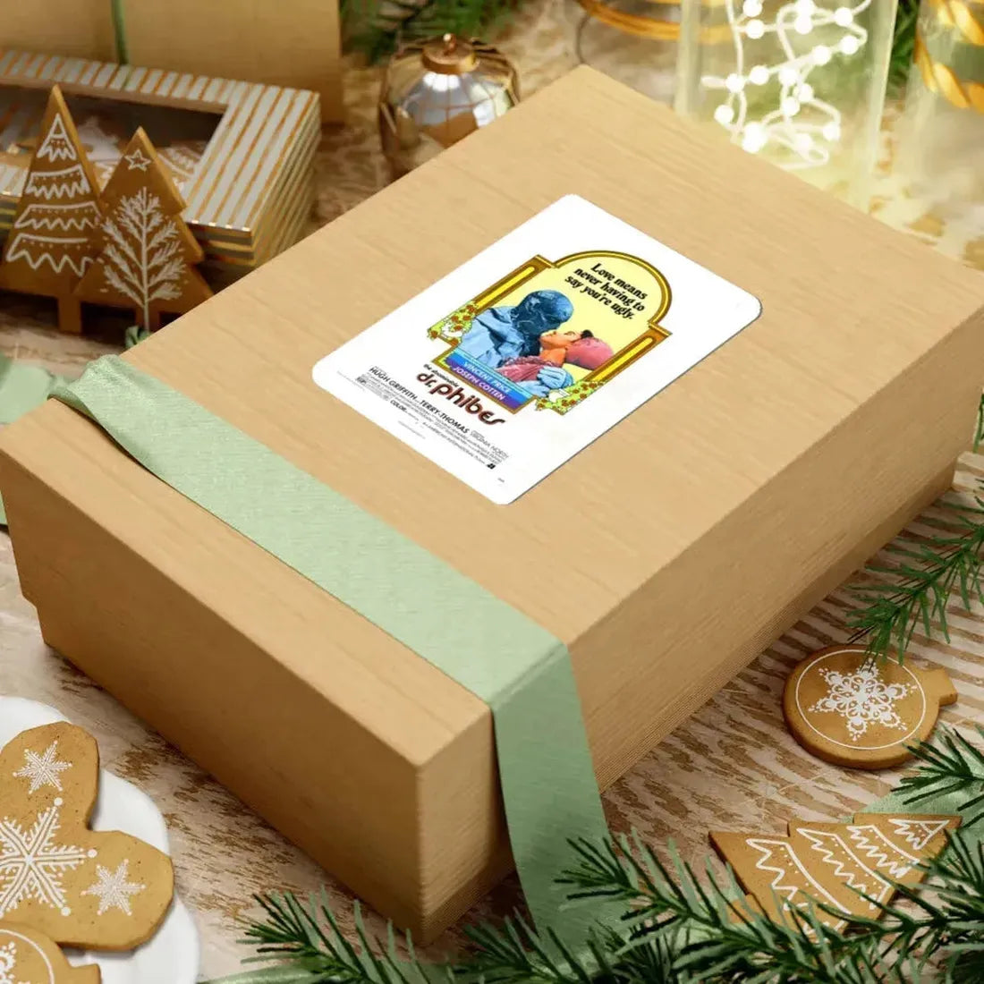 THE ABOMINABLE DR. PHIBES 1971 Movie Poster - STICKER Vinyl Kiss-Cut Decal - The Sticker Space