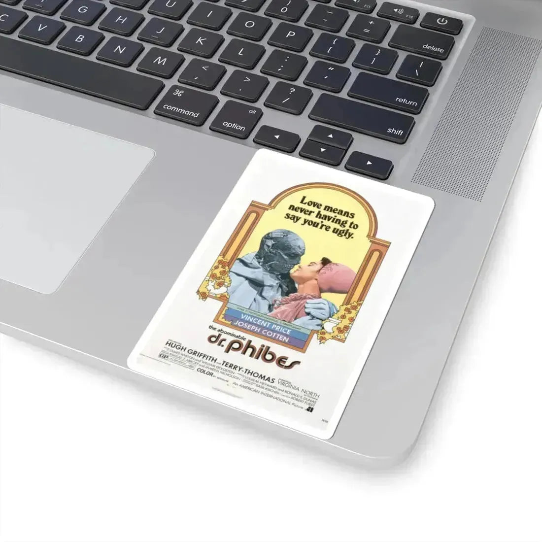 The Abominable Dr Phibes 1971 Movie Poster - STICKER Vinyl Kiss-Cut Decal - The Sticker Space