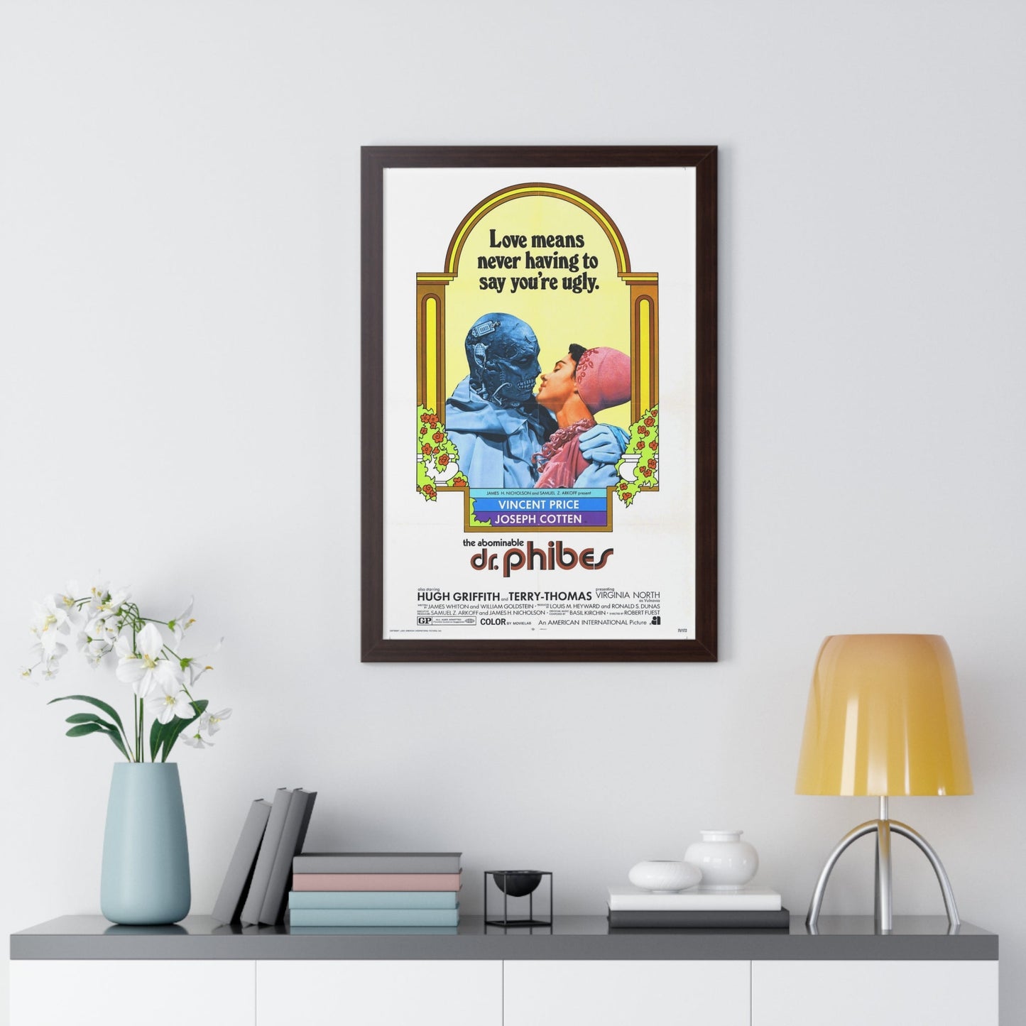 THE ABOMINABLE DR. PHIBES 1971 - Framed Movie Poster-The Sticker Space