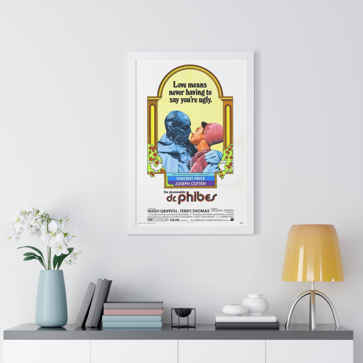 THE ABOMINABLE DR. PHIBES 1971 - Framed Movie Poster-The Sticker Space