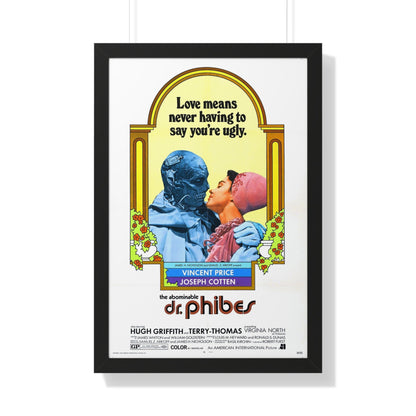 THE ABOMINABLE DR. PHIBES 1971 - Framed Movie Poster-20" x 30"-The Sticker Space