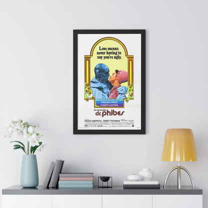 THE ABOMINABLE DR. PHIBES 1971 - Framed Movie Poster-The Sticker Space