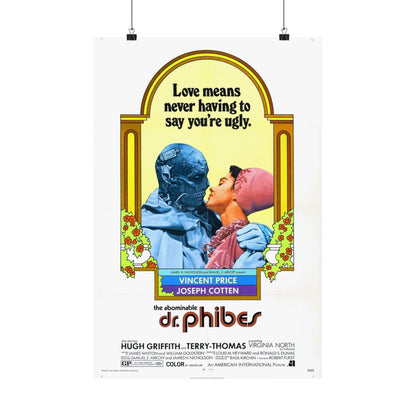 THE ABOMINABLE DR. PHIBES 1971 - Paper Movie Poster-16″ x 24″-The Sticker Space