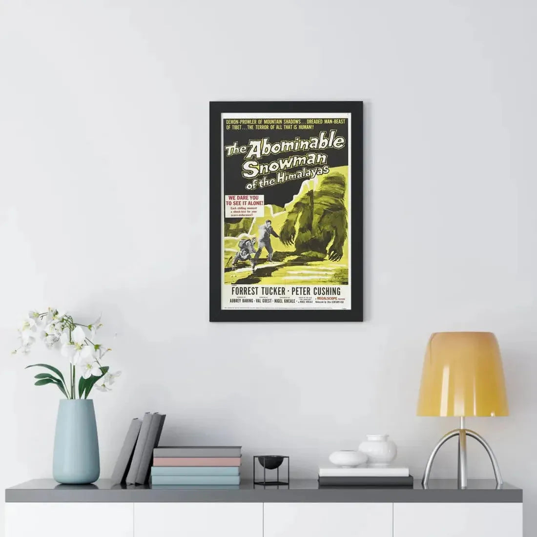 THE ABOMINABLE SNOWMAN 1957 - Framed Movie Poster - The Sticker Space