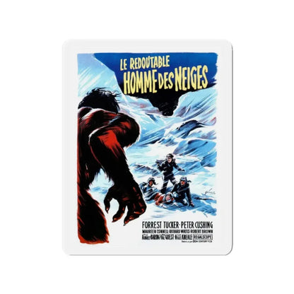 THE ABOMINABLE SNOWMAN (2) 1957 Movie Poster - Refrigerator Magnet 2 Inch Die-Cut - The Sticker Space
