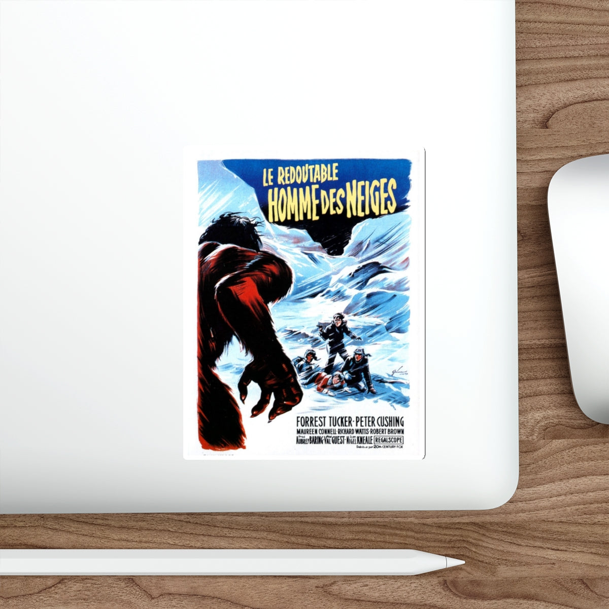 THE ABOMINABLE SNOWMAN (2) 1957 Movie Poster STICKER Vinyl Die-Cut Decal-The Sticker Space