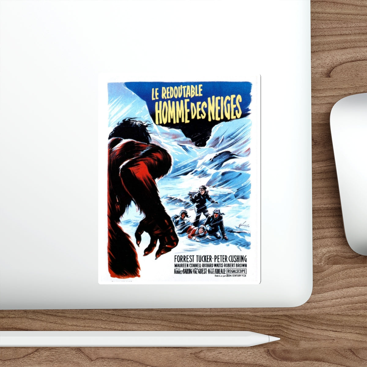 THE ABOMINABLE SNOWMAN (2) 1957 Movie Poster STICKER Vinyl Die-Cut Decal-The Sticker Space