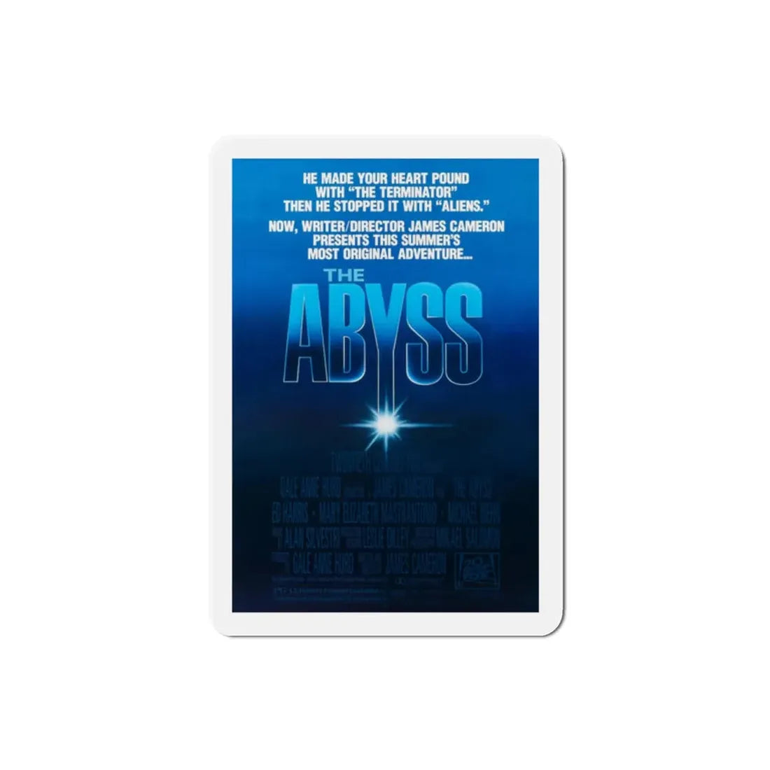 The Abyss 1989 Movie Poster Refrigerator Magnet 2 Inch - The Sticker Space