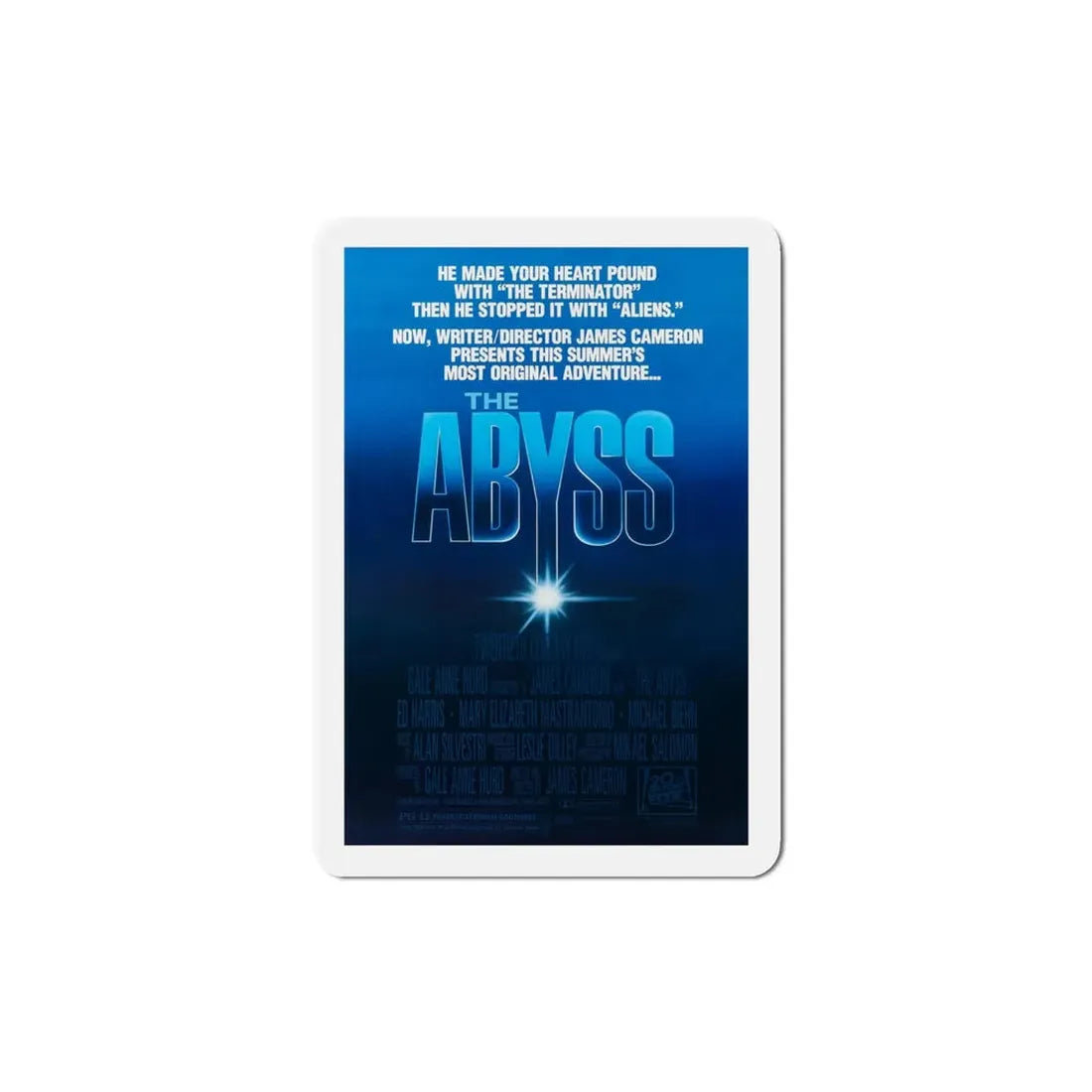 The Abyss 1989 Movie Poster Refrigerator Magnet 4 Inch - The Sticker Space