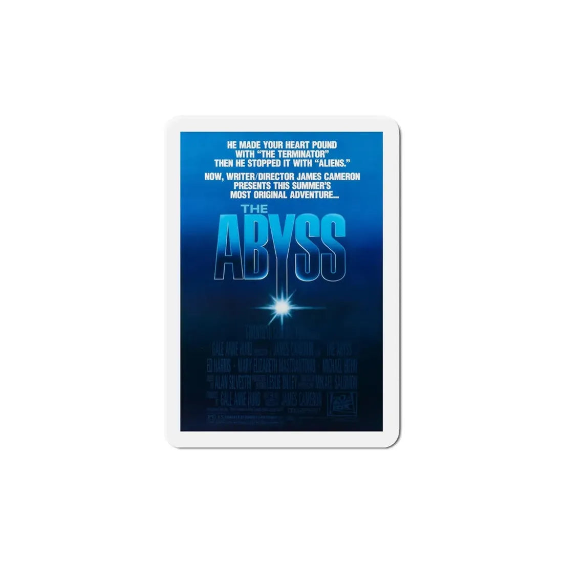 The Abyss 1989 Movie Poster Refrigerator Magnet 6 Inch - The Sticker Space