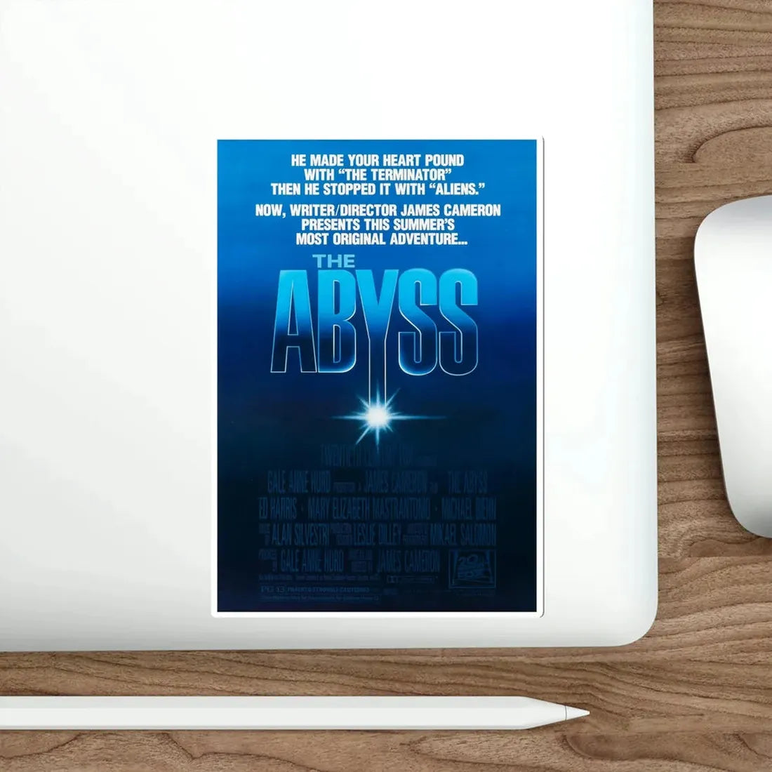 The Abyss 1989 Movie Poster STICKER Vinyl Die-Cut Decal - The Sticker Space