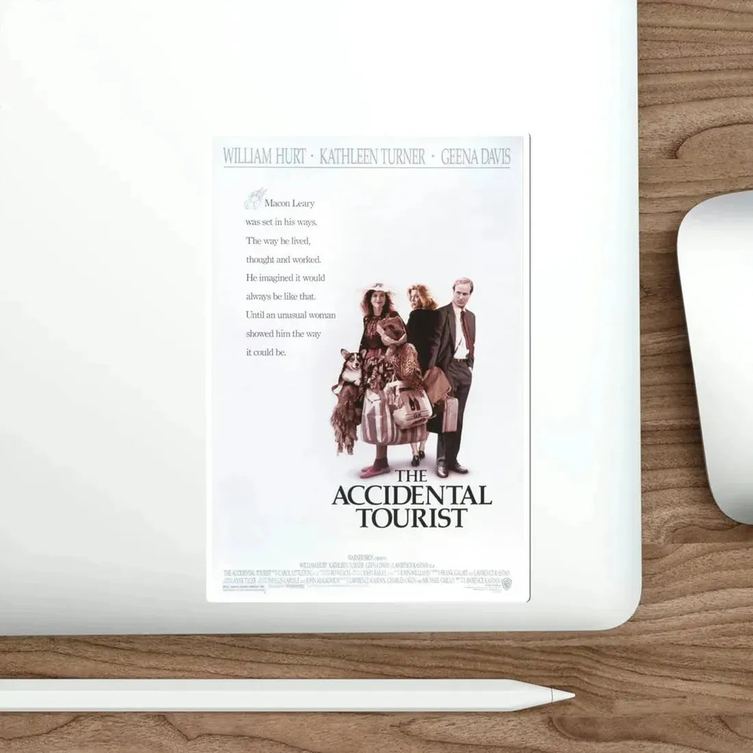 The Accidental Tourist 1988 Movie Poster STICKER Vinyl Die-Cut Decal - The Sticker Space