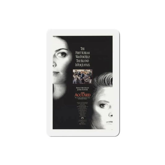 The Accused 1988 Movie Poster Refrigerator Magnet 2 Inch - The Sticker Space