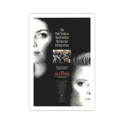 The Accused 1988 Movie Poster STICKER Vinyl Die-Cut Decal 2 Inch - The Sticker Space