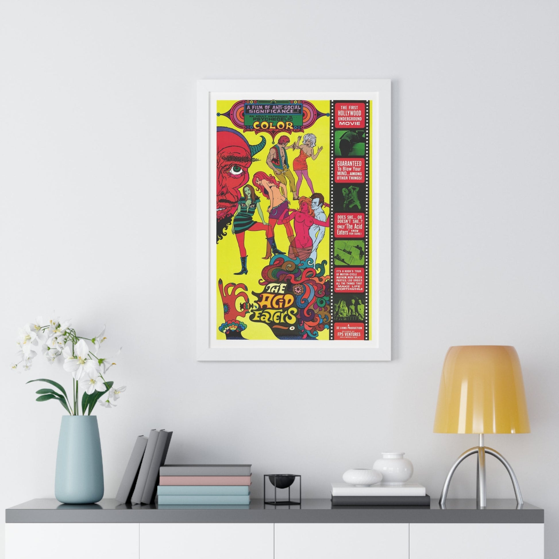 THE ACID EATERS 1967 - Framed Movie Poster-The Sticker Space