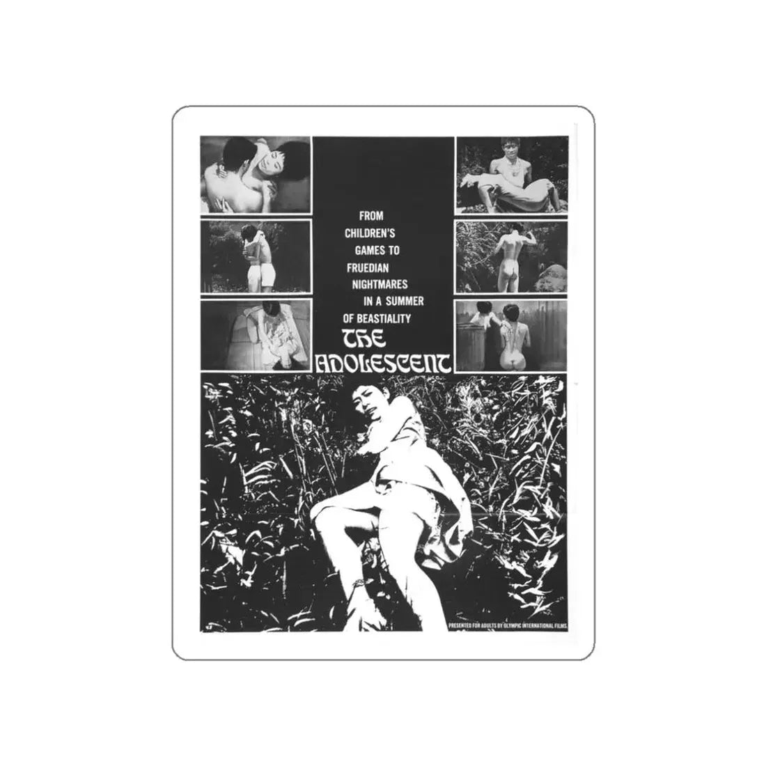 THE ADOLESCENT 1979 Movie Poster STICKER Vinyl Die-Cut Decal 3 Inch - The Sticker Space