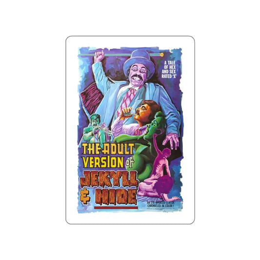 THE ADULT VERSION OF JEKYLL AND HIDE 1971 Movie Poster STICKER Vinyl Die-Cut Decal 2 Inch - The Sticker Space