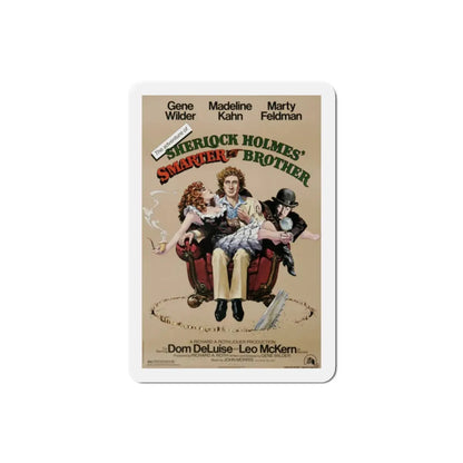 The Adventure of Sherlock Holmes' Smarter Brother 1975 Movie Poster Refrigerator Magnet 2 Inch - The Sticker Space