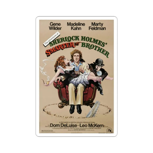 The Adventure of Sherlock Holmes' Smarter Brother 1975 Movie Poster STICKER Vinyl Die-Cut Decal 2 Inch - The Sticker Space