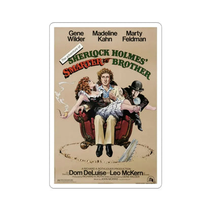 The Adventure of Sherlock Holmes' Smarter Brother 1975 Movie Poster STICKER Vinyl Die-Cut Decal 4 Inch - The Sticker Space