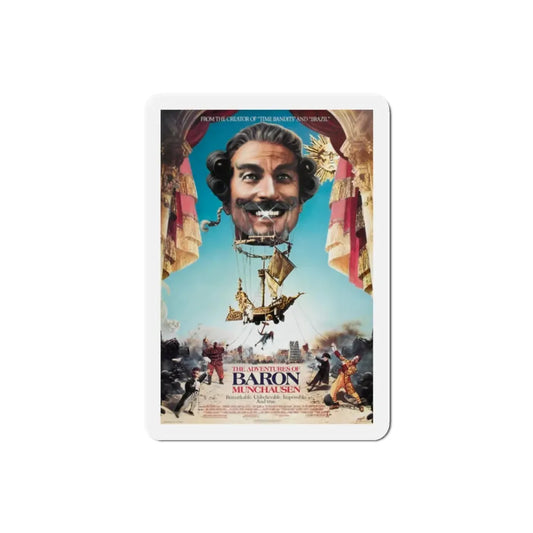 The Adventures of Baron Munchausen 1989 Movie Poster Refrigerator Magnet 2 Inch - The Sticker Space