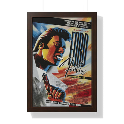 THE ADVENTURES OF FORD FAIRLANE 1990 - Framed Movie Poster-16″ x 24″-The Sticker Space