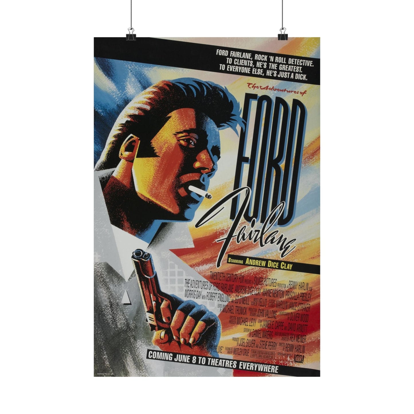 THE ADVENTURES OF FORD FAIRLANE 1990 - Paper Movie Poster-16″ x 24″-The Sticker Space