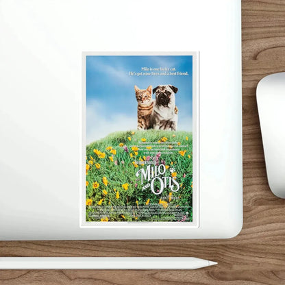 The Adventures of Milo and Otis 1989 Movie Poster STICKER Vinyl Die-Cut Decal - The Sticker Space