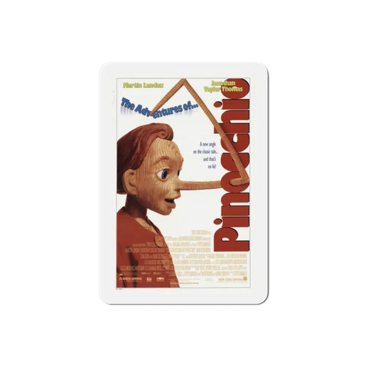 The Adventures Of Pinocchio 1996 Movie Poster Refrigerator Magnet 2 Inch - The Sticker Space
