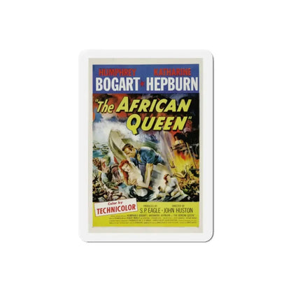The African Queen 1951 Movie Poster Refrigerator Magnet 2 Inch - The Sticker Space