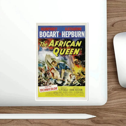 The African Queen 1951 Movie Poster STICKER Vinyl Die-Cut Decal - The Sticker Space