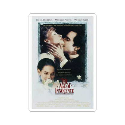 The Age of Innocence 1993 Movie Poster STICKER Vinyl Die-Cut Decal 3 Inch - The Sticker Space