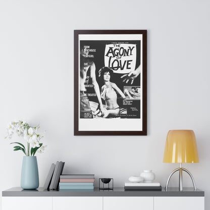 THE AGONY OF LOVE 1966 - Framed Movie Poster-The Sticker Space